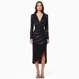 Elliatt Irene Dress in metallic black, NWT, Small